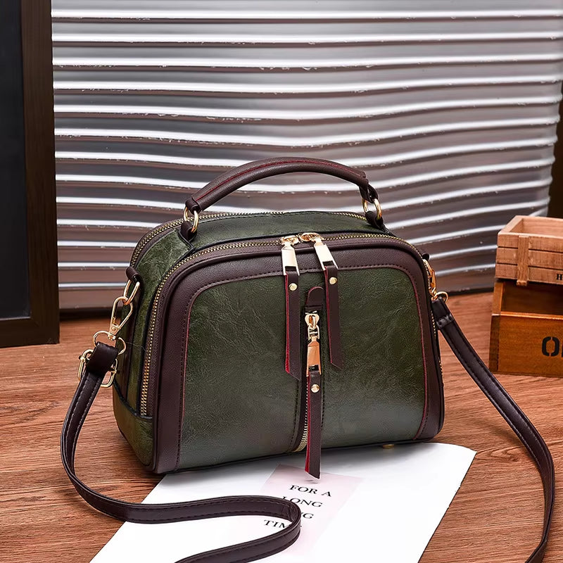 Luxury Handbags Women Bags Designer PU Leather Solid Color Messenger Bag Fashion Shoulder Crossbody Bags Girls Tassen Tote